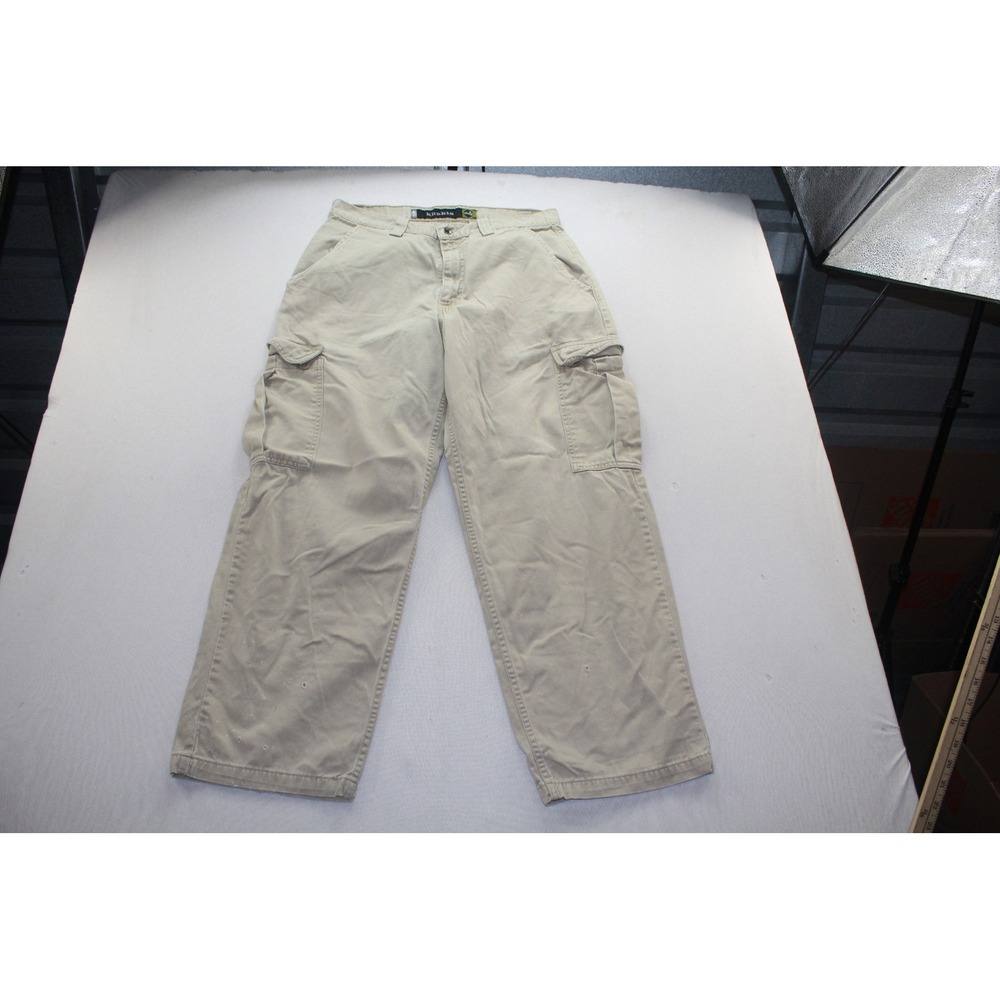 Levis SilverTab Cargo Pants Mens 32x30 Tan Fair Distressed Baggy Khakis 90s